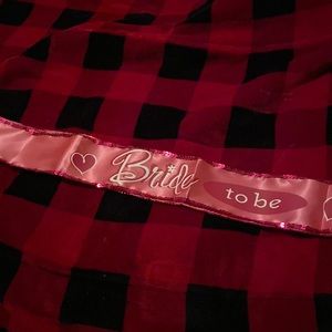 Bride To Be Sash